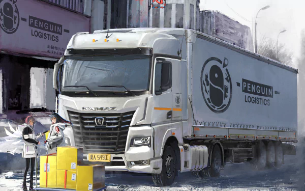  Penguin Logistics (arknights). by 雪風SuperSylph