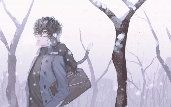 Akira Kurusu Morgana (Persona) video game Shin Megami Tensei HD Desktop Wallpaper | Background Image