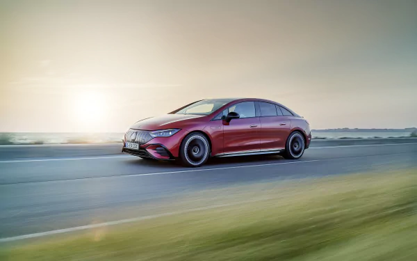 vehicle Mercedes-AMG EQE 43 HD Desktop Wallpaper | Background Image