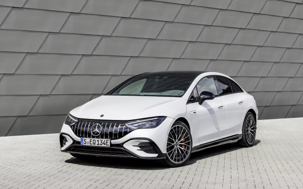 vehicle Mercedes-AMG EQE 43 HD Desktop Wallpaper | Background Image