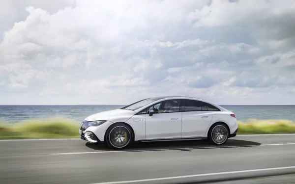 vehicle Mercedes-AMG EQE 43 HD Desktop Wallpaper | Background Image