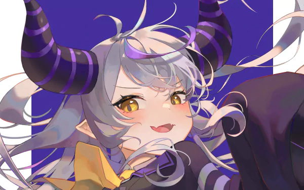 La+ Darknesss (Virtual Youtuber) hololive Anime Virtual Youtuber HD Desktop Wallpaper | Background Image