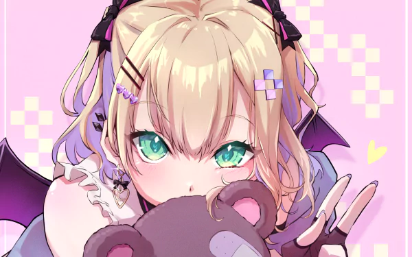 Kurumi Noah Anime Virtual Youtuber HD Desktop Wallpaper | Background Image