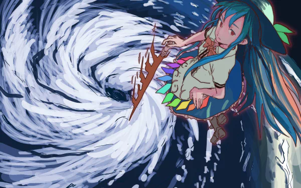 Tenshi Hinanai Anime Touhou HD Desktop Wallpaper | Background Image
