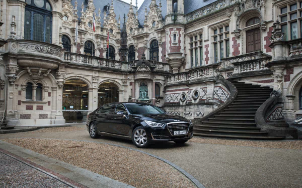 Genesis G90L 5.0 HTRAC vehicle Genesis G90 HD Desktop Wallpaper | Background Image