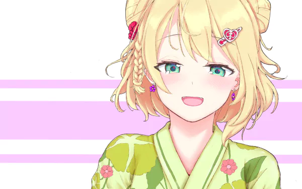 VSPO! Kurumi Noah Iris Black Games Anime Virtual Youtuber HD Desktop Wallpaper | Background Image