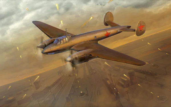 bomber military aircraft Petlyakov Pe-3 HD Desktop Wallpaper | Background Image
