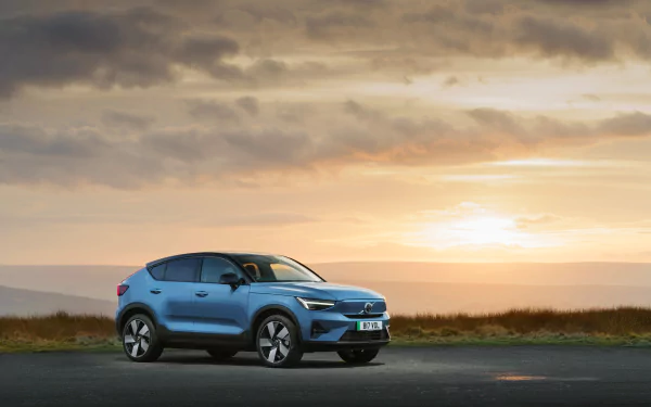 SUV vehicle Volvo C40 HD Desktop Wallpaper | Background Image