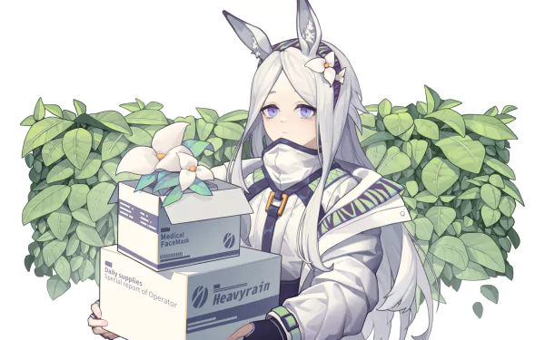 Heavyrain (Arknights) video game Arknights HD Desktop Wallpaper | Background Image