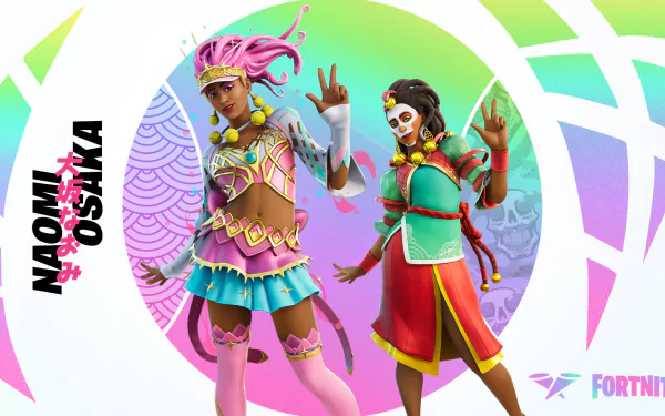 Naomi Osaka video game Fortnite HD Desktop Wallpaper | Background Image