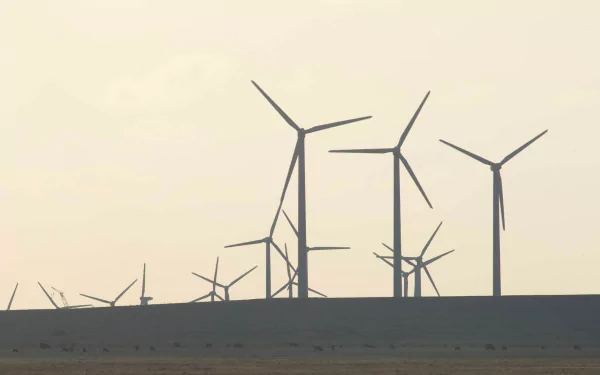 man made wind turbine HD Desktop Wallpaper | Background Image