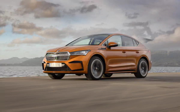 vehicle Skoda Enyaq iV 80 HD Desktop Wallpaper | Background Image