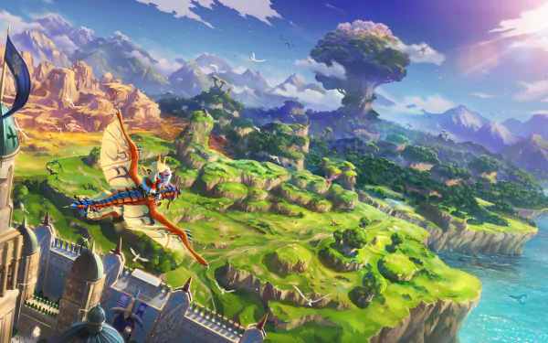 Rathalos (Monster Hunter) Naville (Monster Hunter Stories) Lute (Monster Hunter Stories) video game Monster Hunter Stories HD Desktop Wallpaper | Background Image