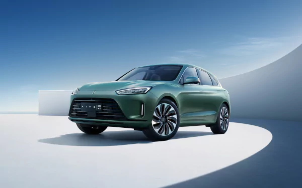 electric car SUV vehicle AITO M5 HD Desktop Wallpaper | Background Image