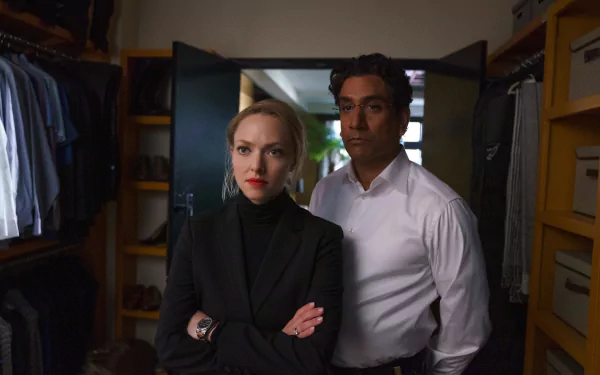 Naveen Andrews Amanda Seyfried TV Show The Dropout HD Desktop Wallpaper | Background Image