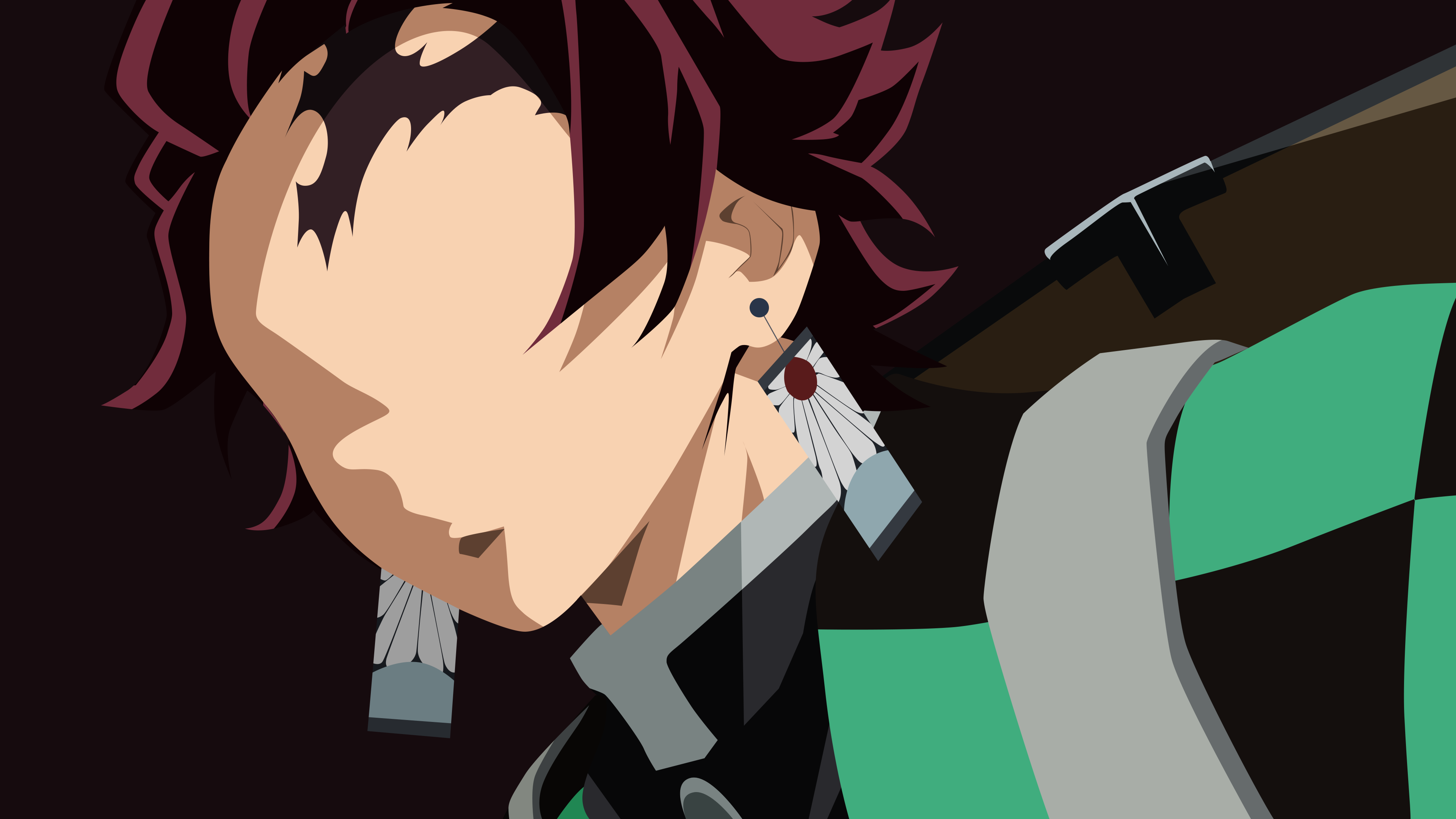 Tanjiro Kamado Anime PNG, Demon Slayer PNG, Anime Character PNG