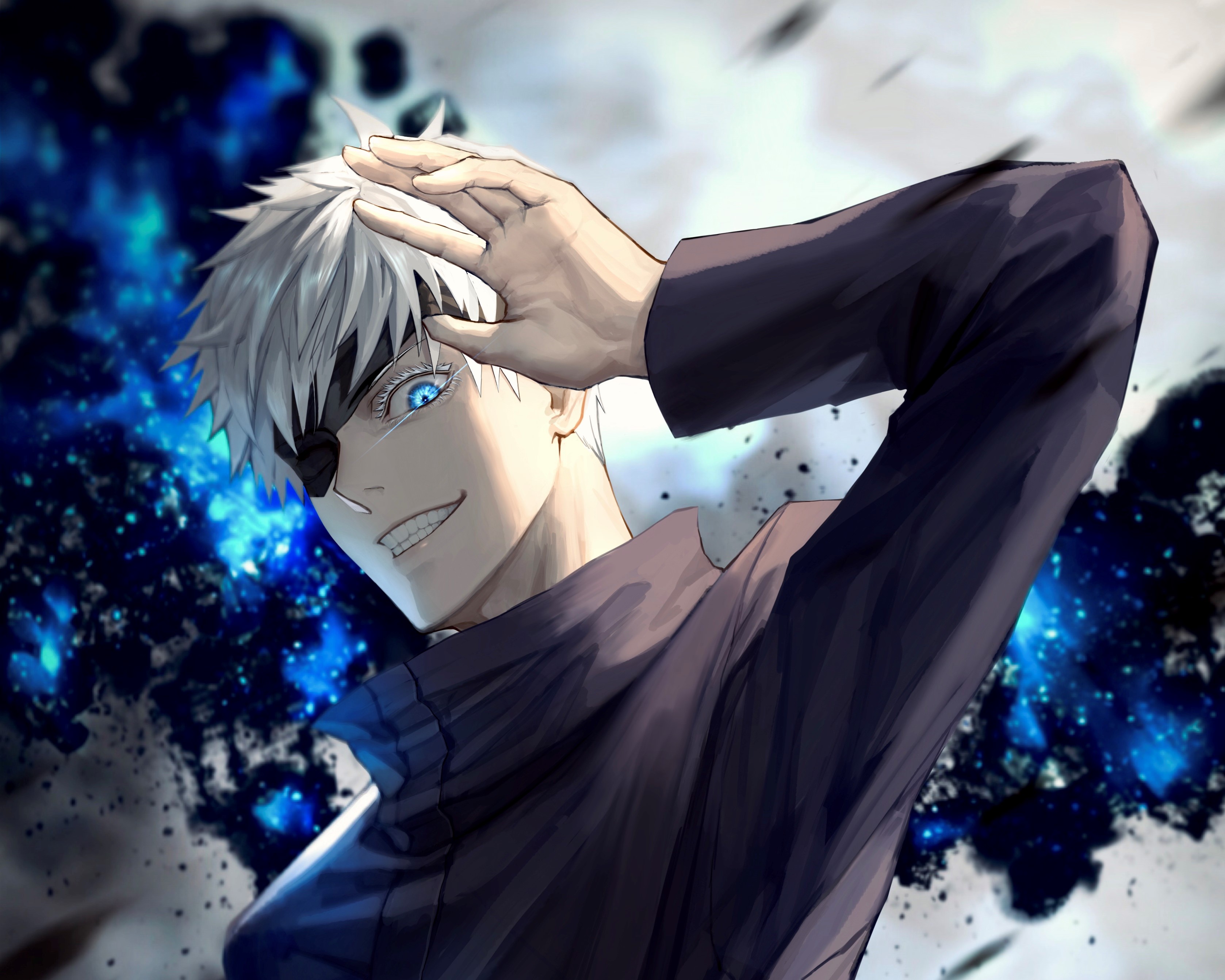 Download Satoru Gojo Anime Jujutsu Kaisen HD Wallpaper by 鳴神亜鈴