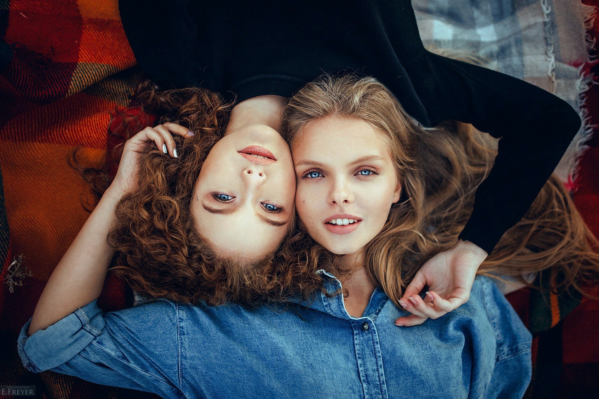 Download Lying Down Woman Model HD Wallpaper by Evgeny Freyer