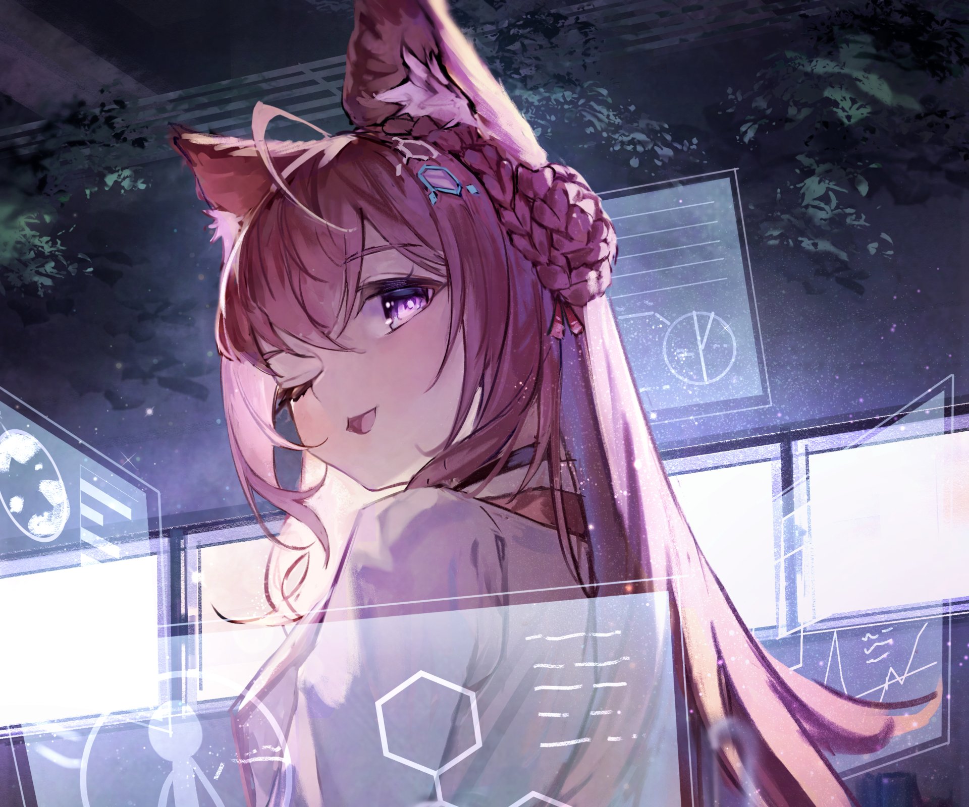 Download Hololive Hakui Koyori Anime Virtual Youtuber HD Wallpaper