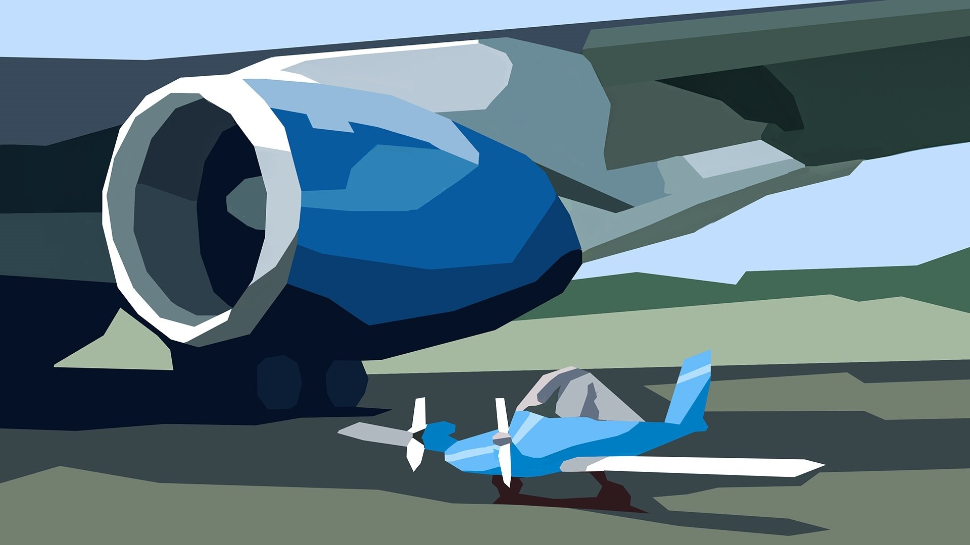 Download Video Game Fly Corp HD Wallpaper