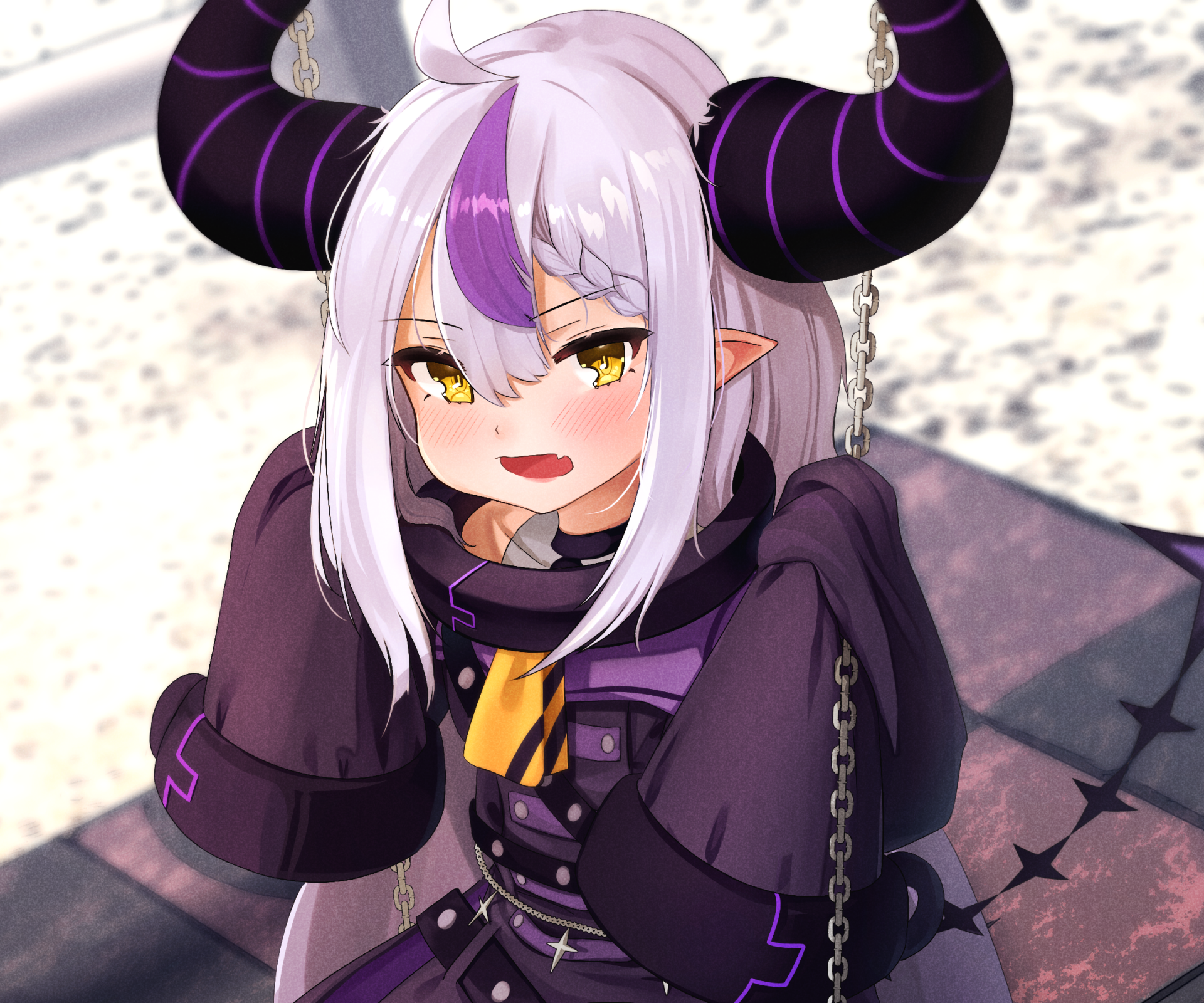 Download Hololive La+ Darknesss (Virtual Youtuber) Anime Virtual Youtuber HD Wallpaper