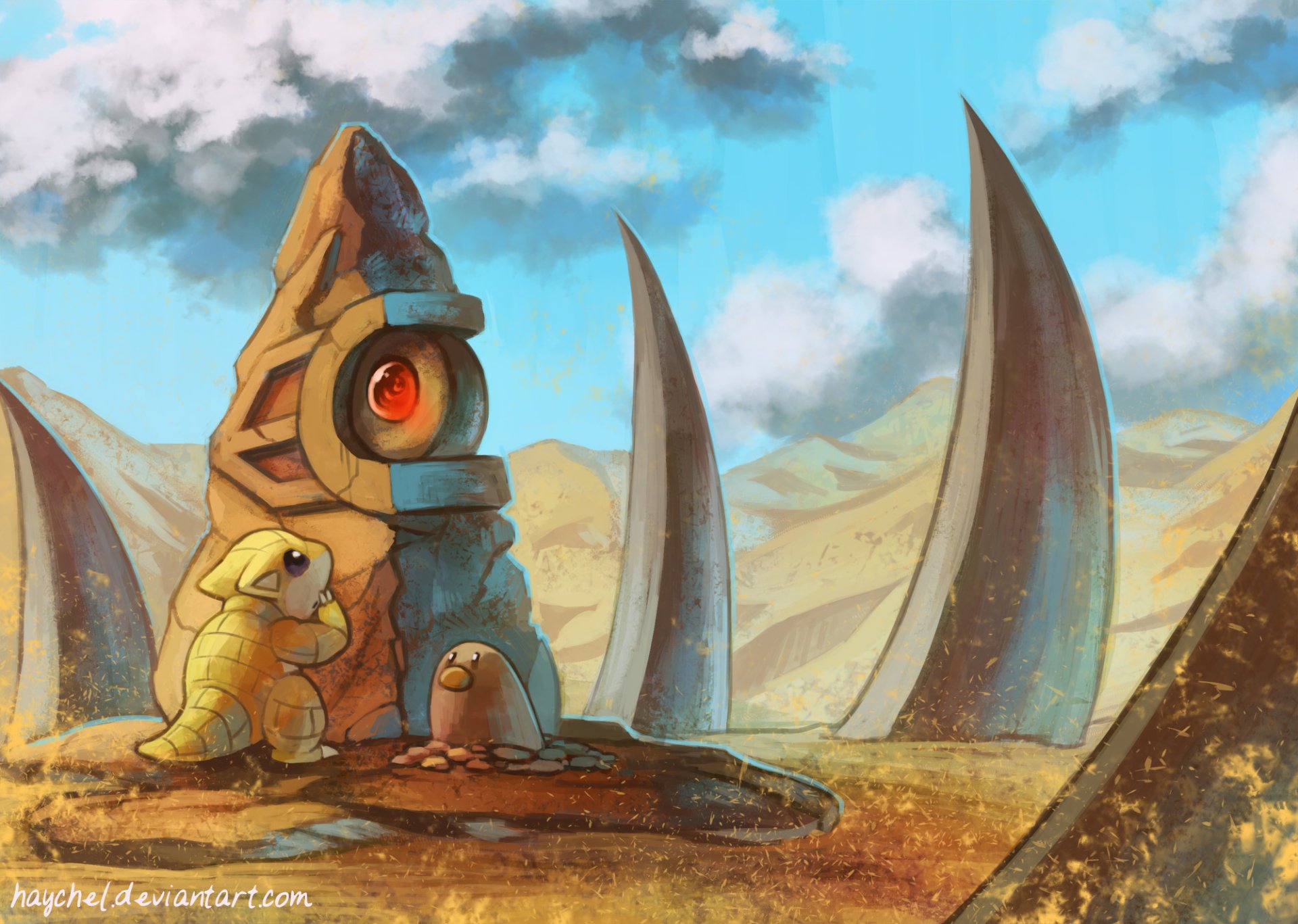Download Sandshrew (Pokémon) Diglett (Pokémon) Anime Pokemon HD Wallpaper