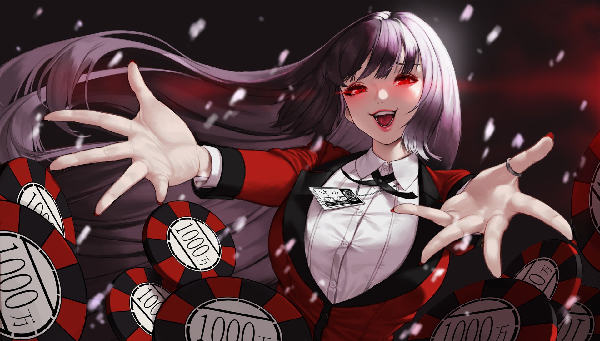 Download Yumeko Jabami Anime Kakegurui HD Wallpaper