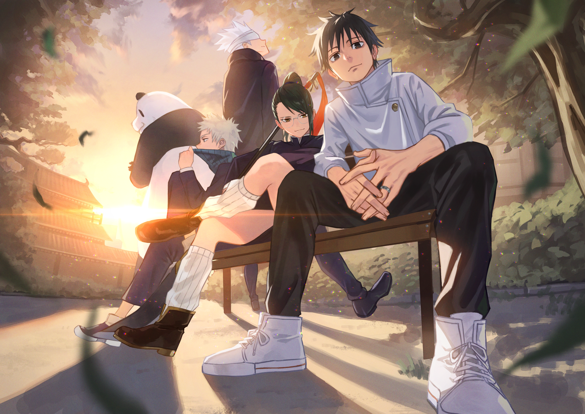 Download Maki Zenin Yuta Okkotsu Anime Jujutsu Kaisen 0 HD Wallpaper by はらけんし