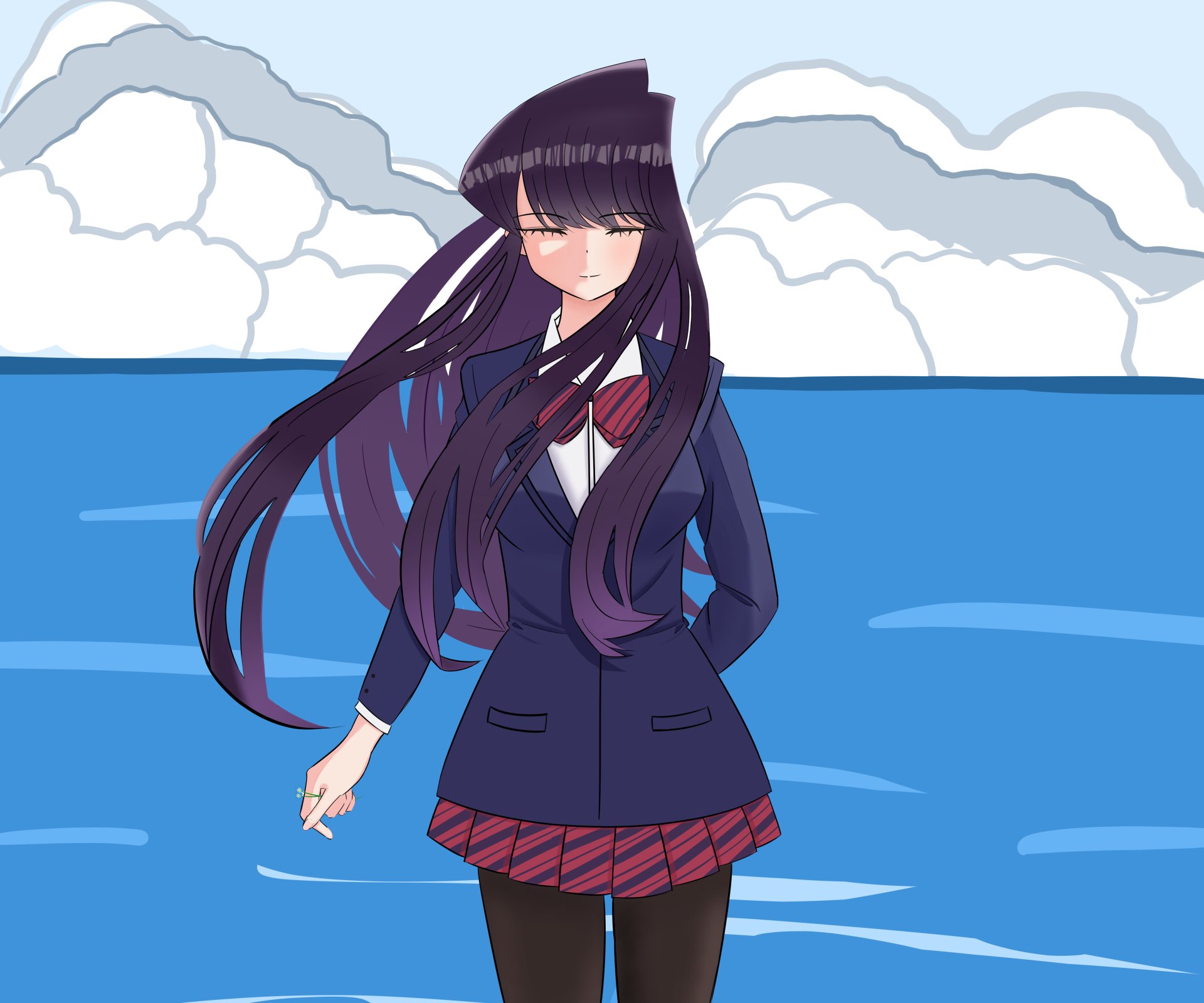 Download Komi Shouko Anime Komi Can't Communicate 4k Ultra HD Wallpaper by 阿電Aden