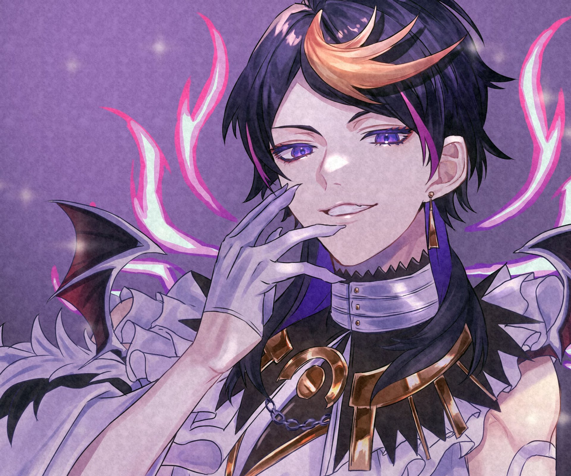 Download Nijisanji Luxiem Shu Yamino Anime Virtual Youtuber HD Wallpaper