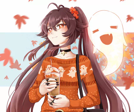 Hu Tao video game Genshin Impact HD Desktop Wallpaper | Background Image