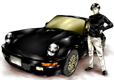 Tatsuya Shima Anime Wangan Midnight HD Desktop Wallpaper | Background Image