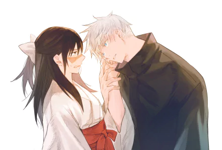 Utahime Iori Satoru Gojo Anime Jujutsu Kaisen HD Desktop Wallpaper | Background Image