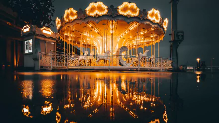 man made carousel HD Desktop Wallpaper | Background Image