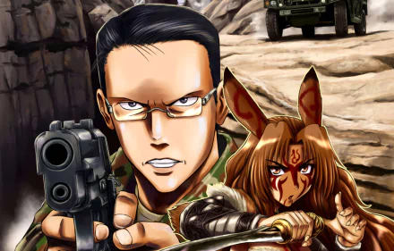 Delilah (GATE) Akira Yanagida Anime Gate (2015) HD Desktop Wallpaper | Background Image