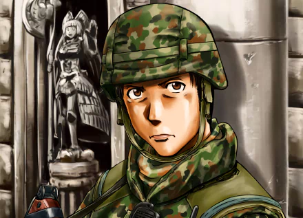 Yōji Itami Anime Gate (2015) HD Desktop Wallpaper | Background Image