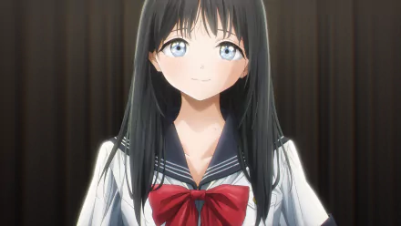 Komichi Akebi Anime Akebi's Sailor Uniform HD Desktop Wallpaper | Background Image