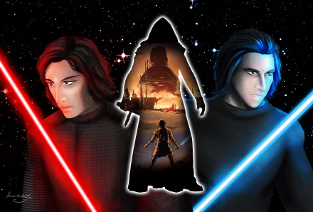  Kylo Ren/Ben Solo by Ferrim