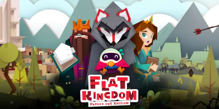 video game Flat Kingdom Paper's Cut Edition HD Desktop Wallpaper | Background Image