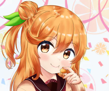 Mikan Hinatsuki Anime The Demon Girl Next Door HD Desktop Wallpaper | Background Image