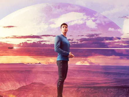 Spock Ethan Peck TV Show Star Trek: Strange New Worlds HD Desktop Wallpaper | Background Image