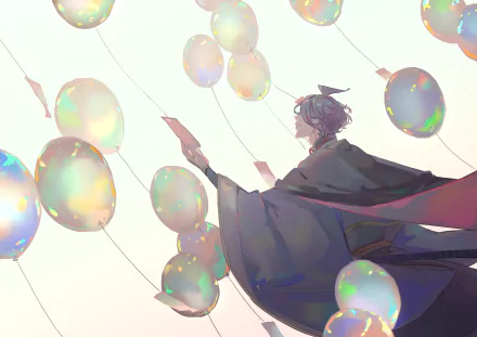 Kasen Kanesada Anime Touken Ranbu HD Desktop Wallpaper | Background Image