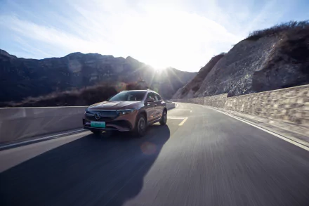 vehicle Mercedes-Benz EQA AMG Line HD Desktop Wallpaper | Background Image