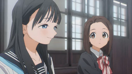 Komichi Akebi Anime Akebi's Sailor Uniform HD Desktop Wallpaper | Background Image