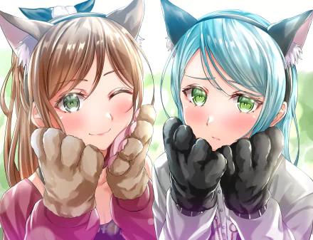 Lisa Imai Sayo Hikawa Anime BanG Dream! Girls Band Party! HD Desktop Wallpaper | Background Image