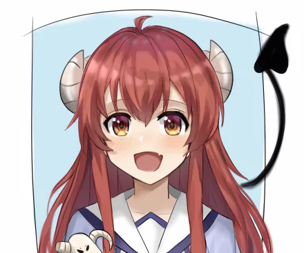 Yuuko Yoshida Anime The Demon Girl Next Door HD Desktop Wallpaper | Background Image