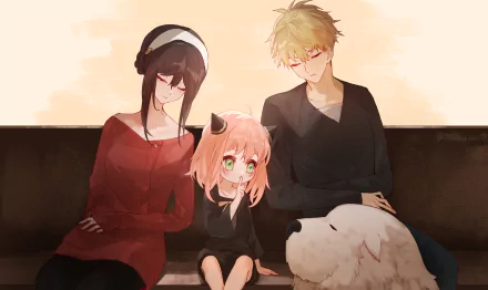 Bond (Spy x Family) Yor Forger Anya Forger Loid Forger Anime Spy x Family HD Desktop Wallpaper | Background Image