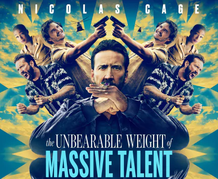 Nicolas Cage movie The Unbearable Weight of Massive Talent HD Desktop Wallpaper | Background Image