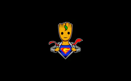 Comic Groot HD Desktop Wallpaper | Background Image