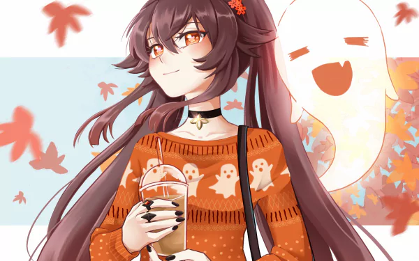 Hu Tao video game Genshin Impact HD Desktop Wallpaper | Background Image